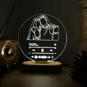 🌓 Kişiye Özel Fotoğraflı Gece Lambası 🌟 4
