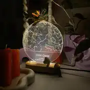 Kişiye Yıldız Haritalı Gece Lambası ✨ 1