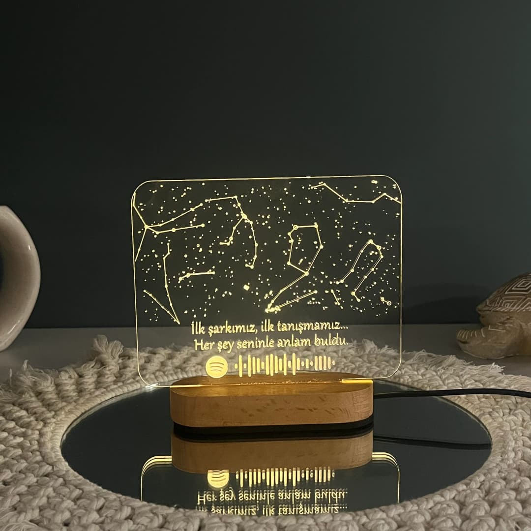 ✨ Gökyüzünden Melodi: Yıldız Haritası & Spotify Temalı 4