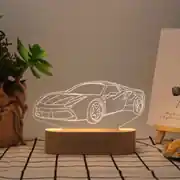 🚗 kişiye özel araç fotoğraflı gece lambası 💡 2