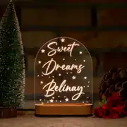 Kişiye Özel Sweet Dreams Yıldızlı LED Gece Lambası 1
