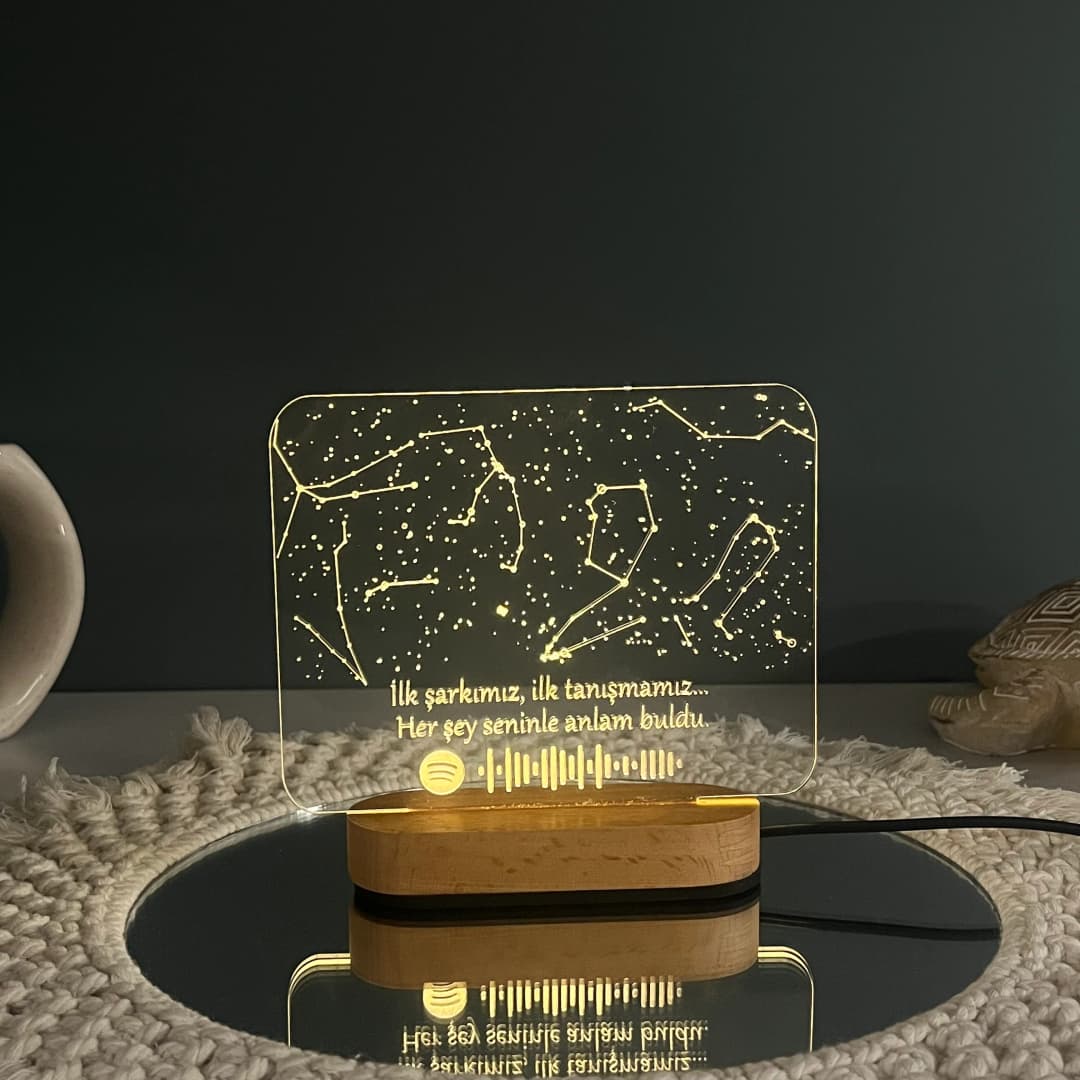 ✨ Gökyüzünden Melodi: Yıldız Haritası & Spotify Temalı 3